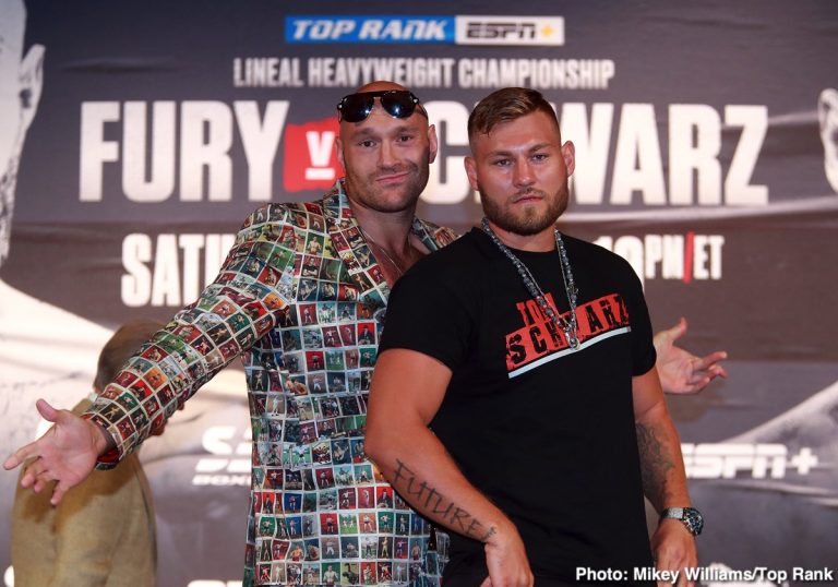 Just As The Great Max Schmeling “Saw Something” In Heavyweight Champ Joe Louis, Tom Schwarz Sees Something In Tyson Fury