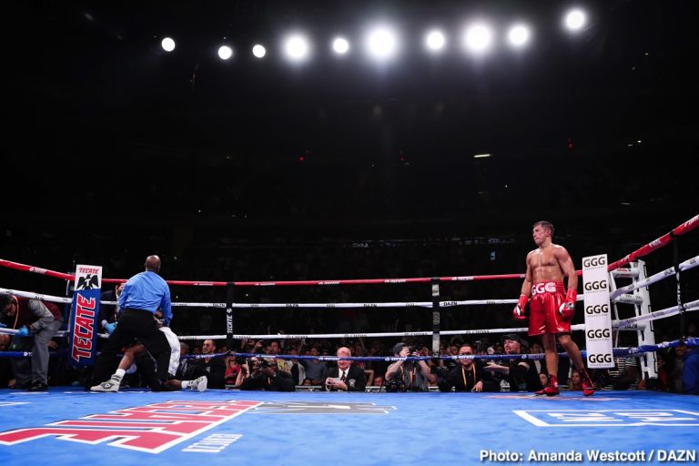 Live Updates: Golovkin Knocks Out Undefeated Steve Rolls In His DAZN Debut