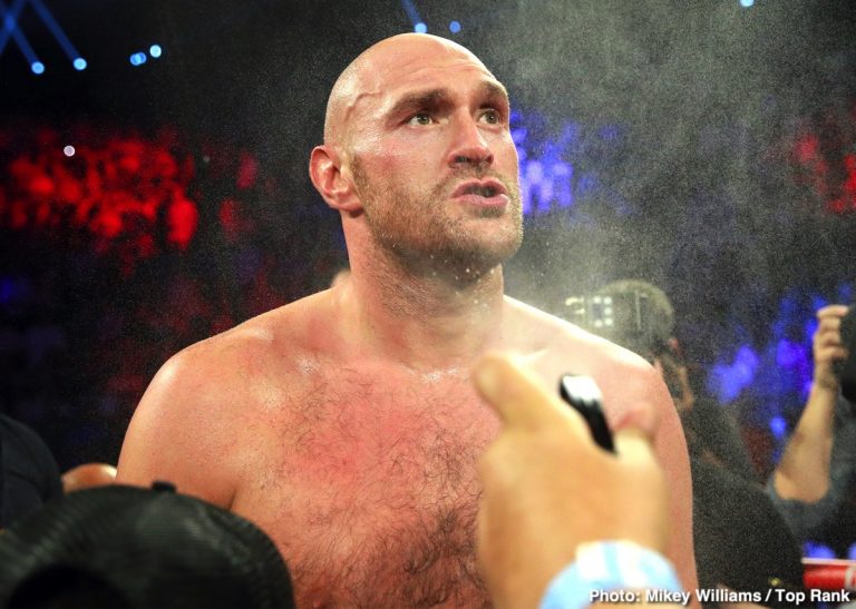 Tyson Fury Says Deontay Wilder Rematch Has Been Signed, Will Go Down On February 22nd