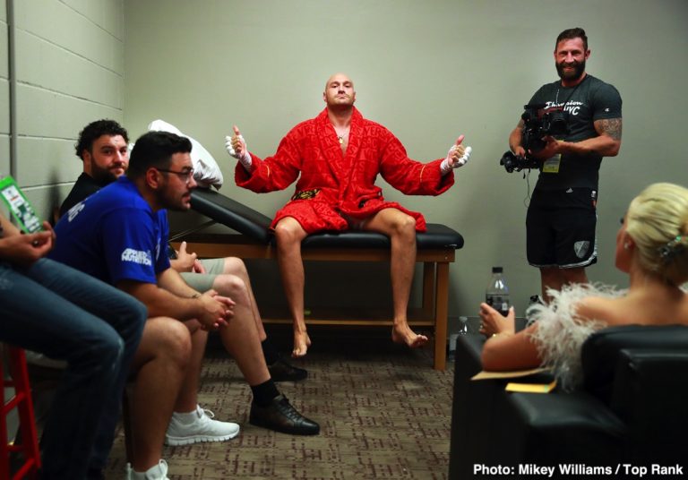 Photo: Tyson Fury Wants Jarrell Miller Next, Failing That A Fight With Trevor Bryan Tyson Fury Wants Jarrell Miller Next, Failing That A Fight With Trevor Bryan