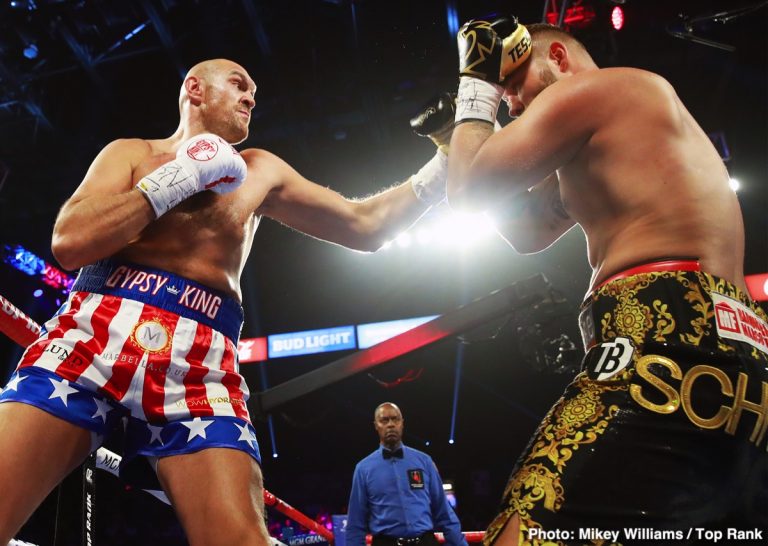 Live Updates: Tyson Fury TKOs Tom Schwarz