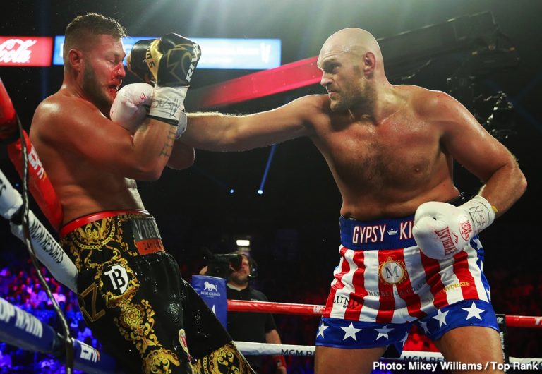 RESULTS: Fury smashes Schwarz