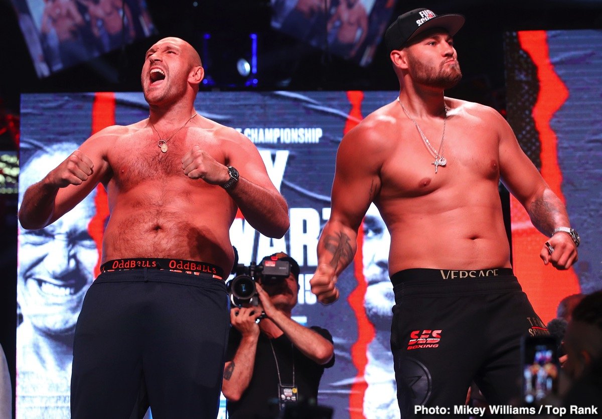 Tyson fury v schwarz live stream sale