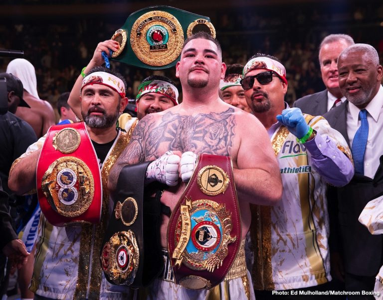 Andy Ruiz Says He Wants Both Deontay Wilder And Tyson Fury After He's Beaten Joshua Again