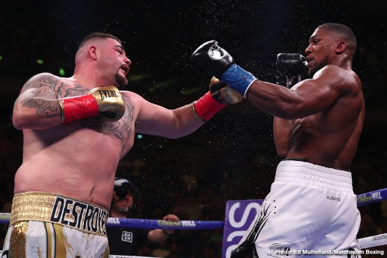 Andy Ruiz Jr Anthony Joshua Boxing News Boxing Results Top Stories Boxing