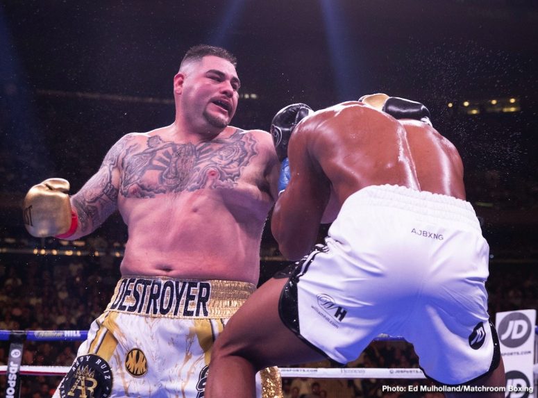 Andy Ruiz Jr Anthony Joshua Boxing News Boxing Results Top Stories Boxing