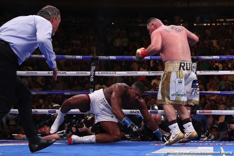 Andy Ruiz Jr Anthony Joshua Boxing News Boxing Results Top Stories Boxing