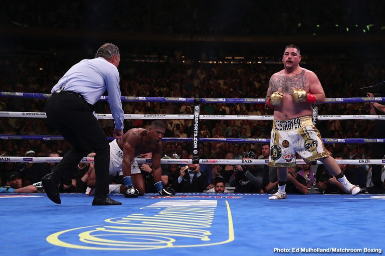 Deontay Wilder praises Andy Ruiz Jr., says Anthony Joshua "quit"