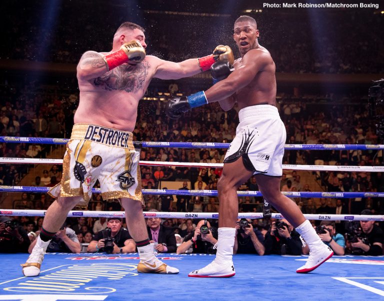 Say What!? Anthony Joshua Says Andy Ruiz Beat Him With A “Lucky Punch”