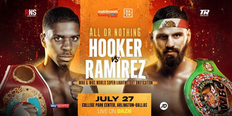 Jose Ramirez and Maurice Hooker fight on July 27 on DAZN