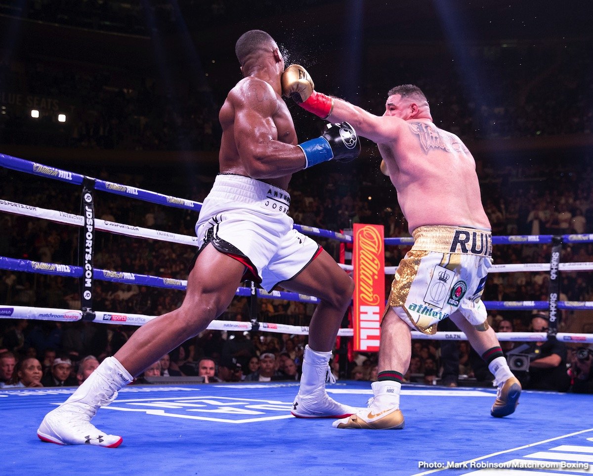 Joshua vs. Ruiz 2: Andy says he's got to prove his doubters wrong