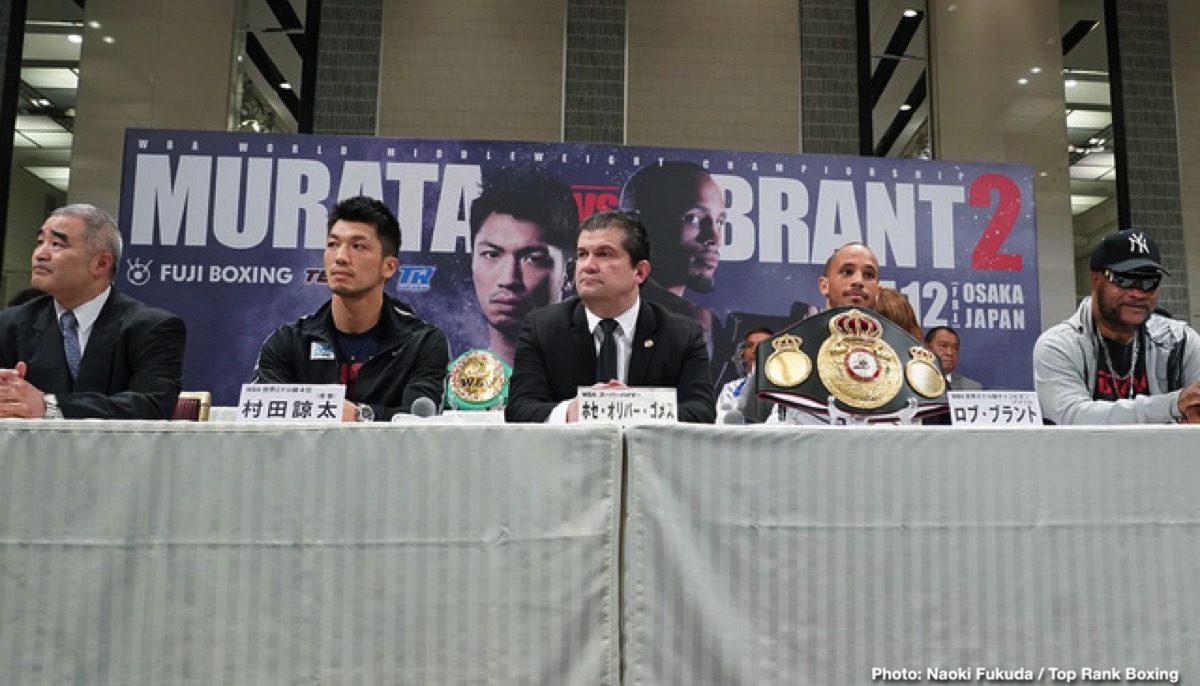 Brant vs Murata 2 to Kick Off International Three-Card Weekend Extravaganza on ESPN+