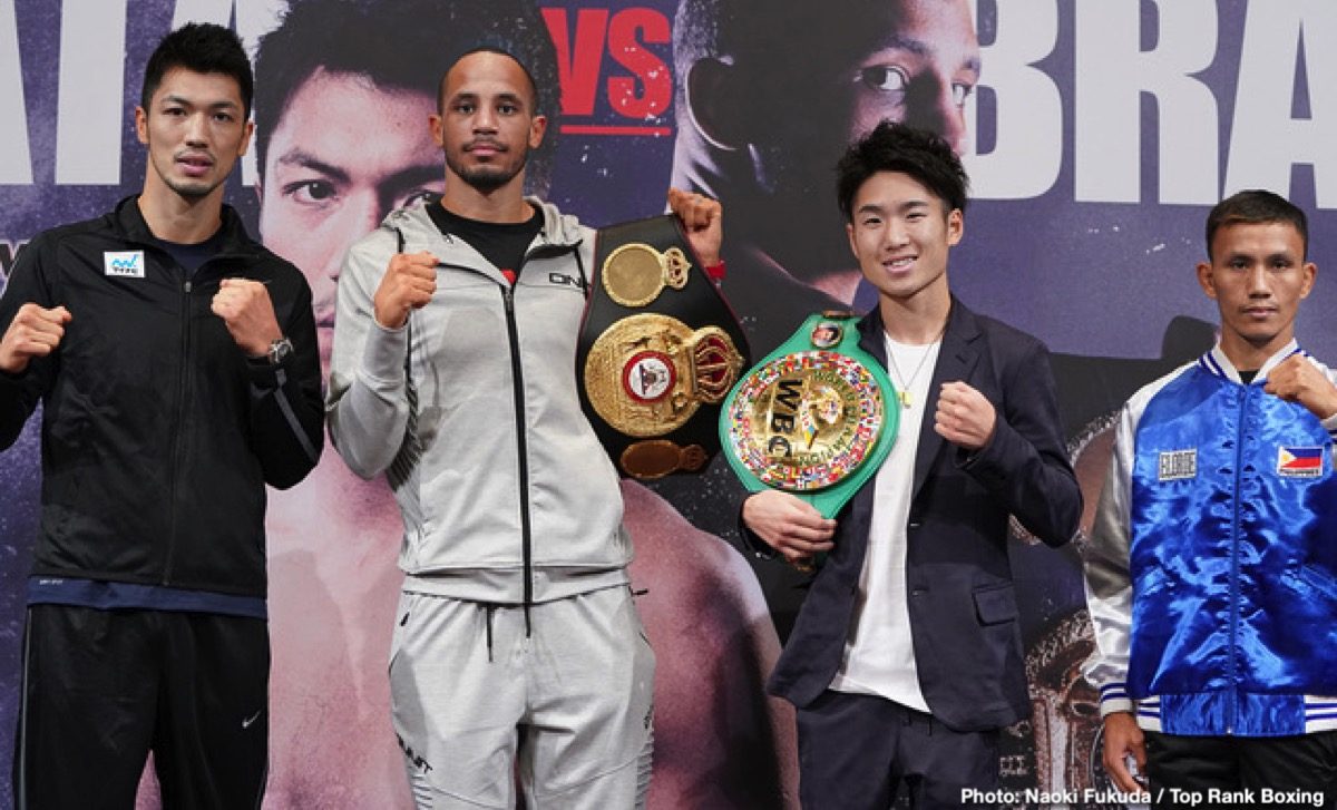 Brant vs Murata 2 to Kick Off International Three-Card Weekend Extravaganza on ESPN+