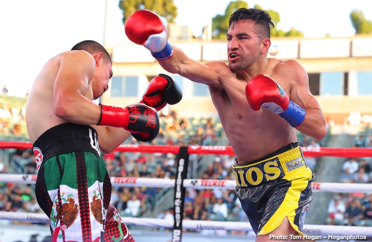 Ronny Rios Shocks Diego De La Hoya To Take WBA Gold Super-Bantamweight Belt