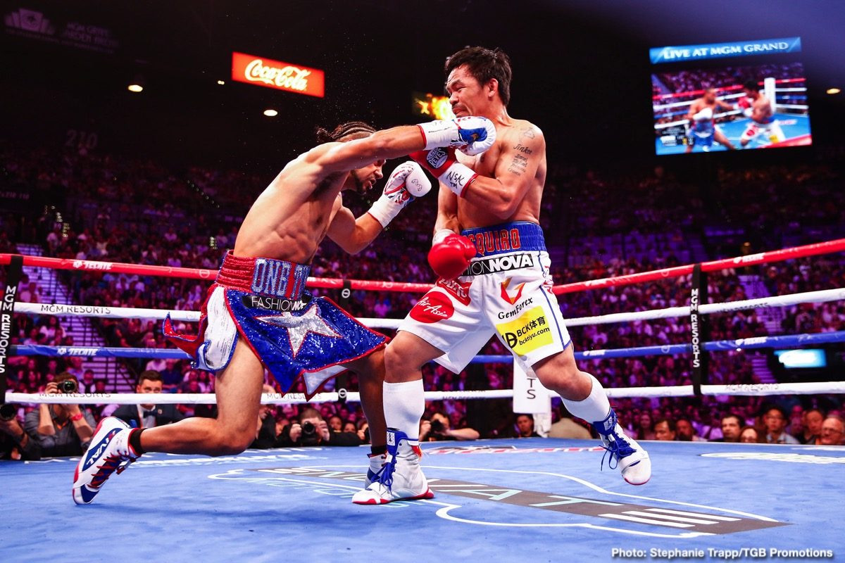 Mikey Garcia reacts to Manny Pacquiao vs. Ryan Garcia fight
