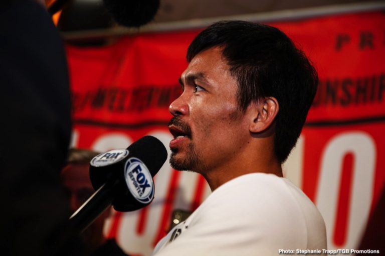 Pacquiao favored over Thurman in predictions for Saturday on Fox PPV
