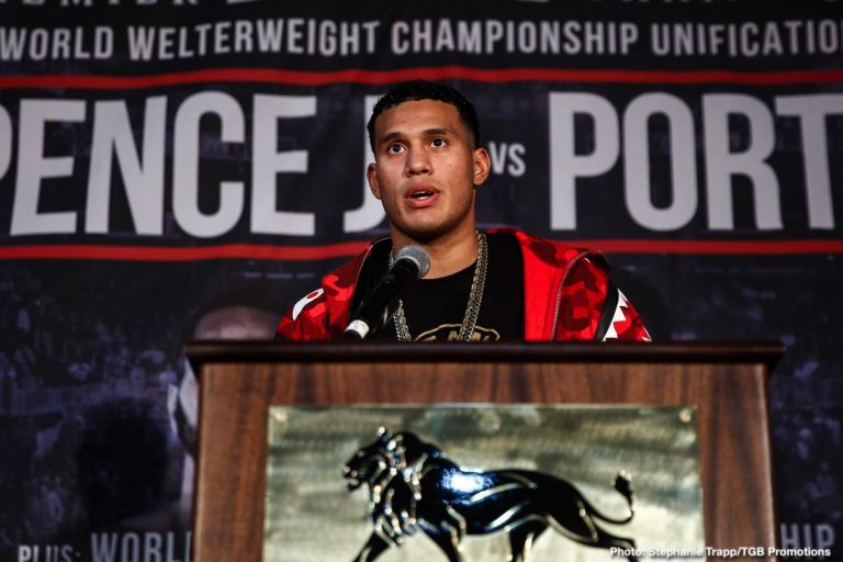 Quotes: David Benavidez and Anthony Dirrell discuss Sept.28 fight