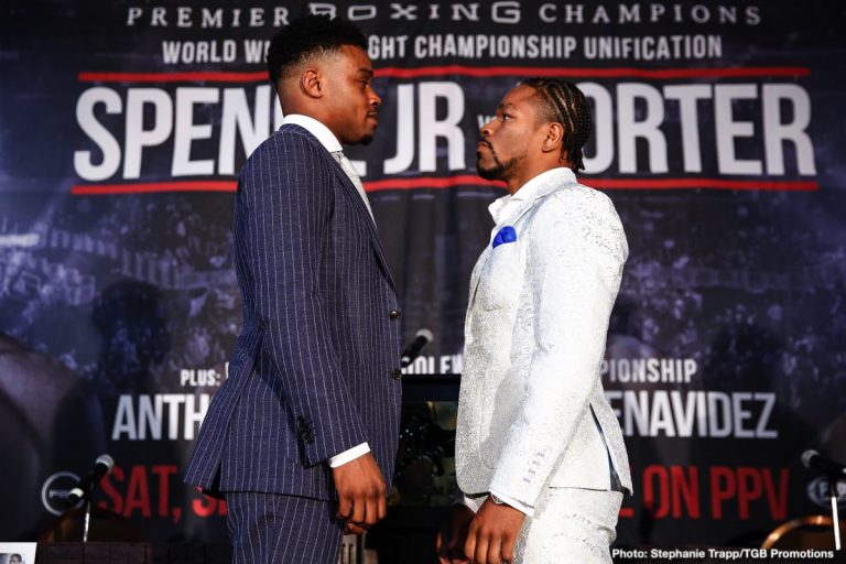 Errol Spence Jr. and Shawn Porter press conference quotes