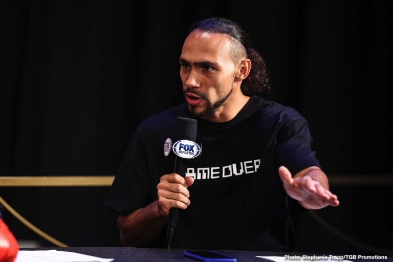 Thurman reacts to Danny Garcia calling him out at 154