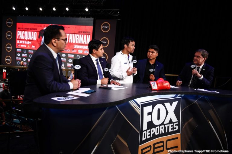 WATCH LIVE: Pacquiao vs. Thurman FOX Sports Prelims Live Stream