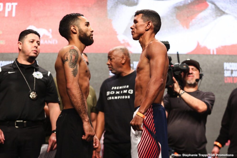 WATCH LIVE: Pacquiao - Thurman - Weigh In — Boxing News