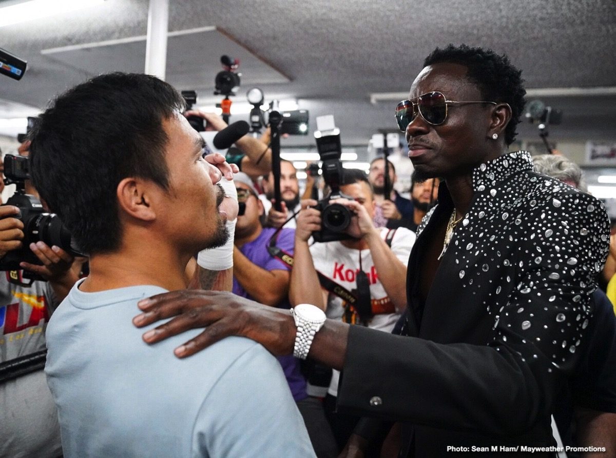 Pacquiao vs Thurman - Manny Pacquiao LA media quotes
