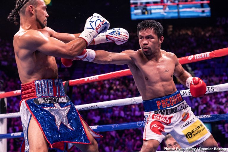 Photo: Bob Arum has Errol Spence Jr as "Big favorite" over Manny Pacquiao on Aug.21 Bob Arum has Errol Spence Jr as "Big favorite" over Manny Pacquiao on Aug.21