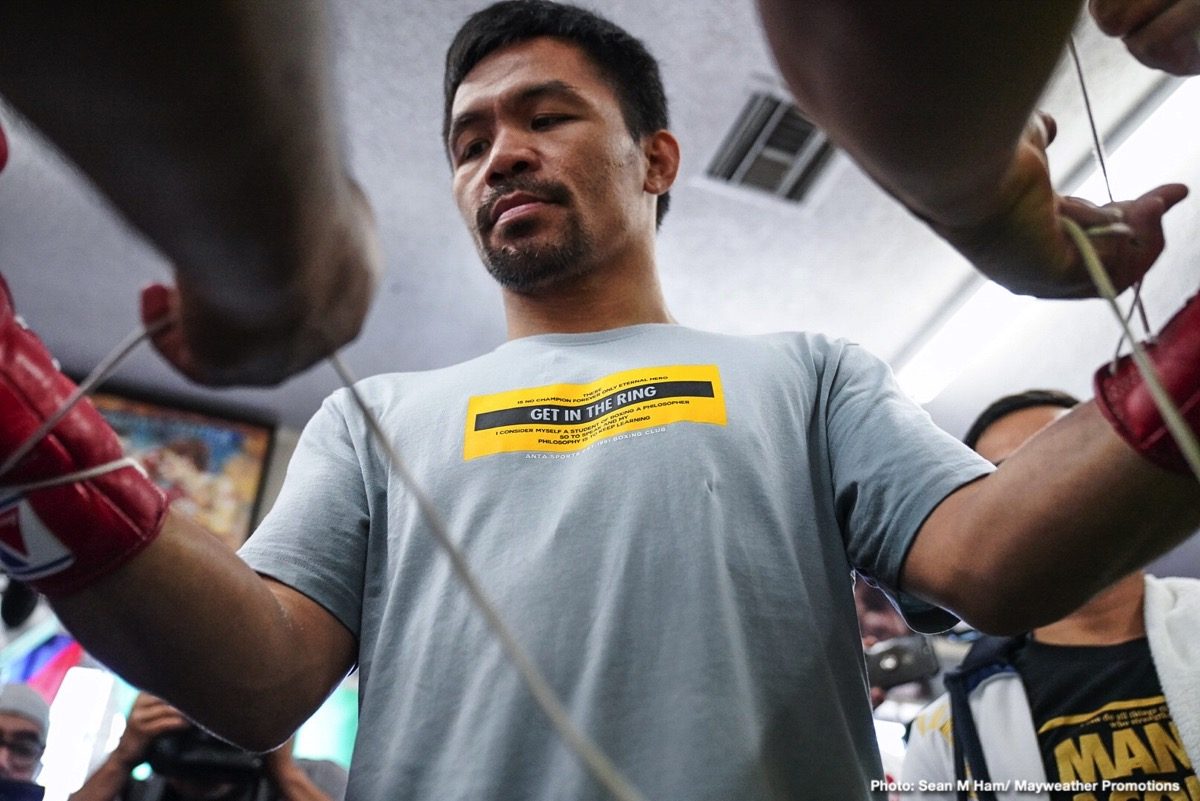 Pacquiao vs Thurman - Manny Pacquiao LA media quotes