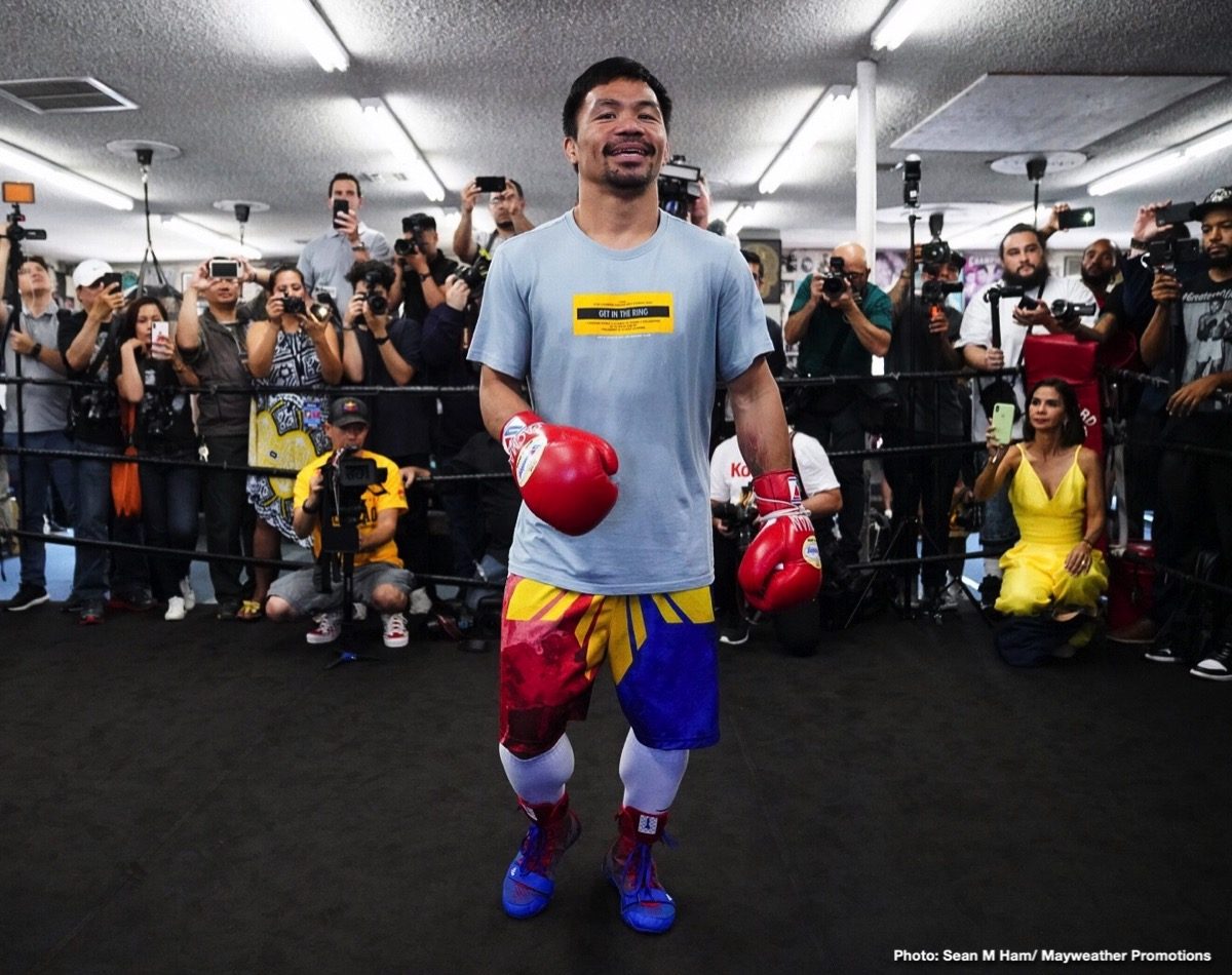 Pacquiao vs Thurman - Manny Pacquiao LA media quotes