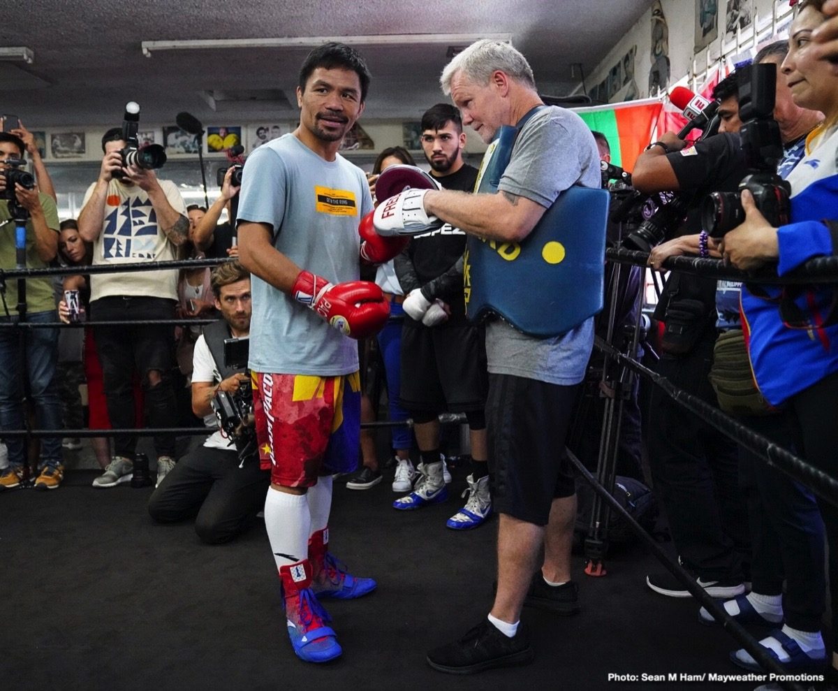 Pacquiao vs Thurman - Manny Pacquiao LA media quotes