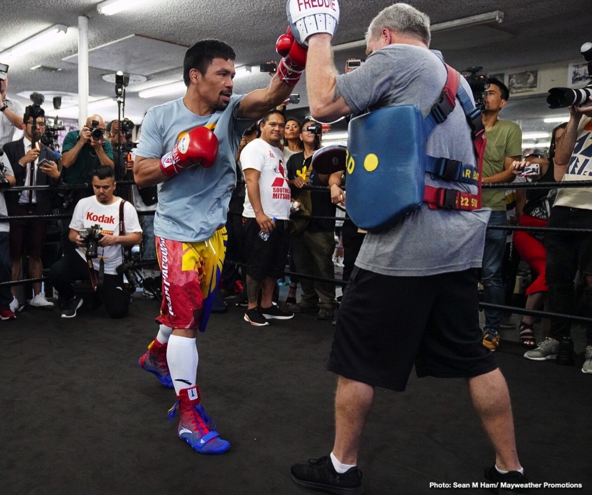 Pacquiao vs Thurman - Manny Pacquiao LA media quotes
