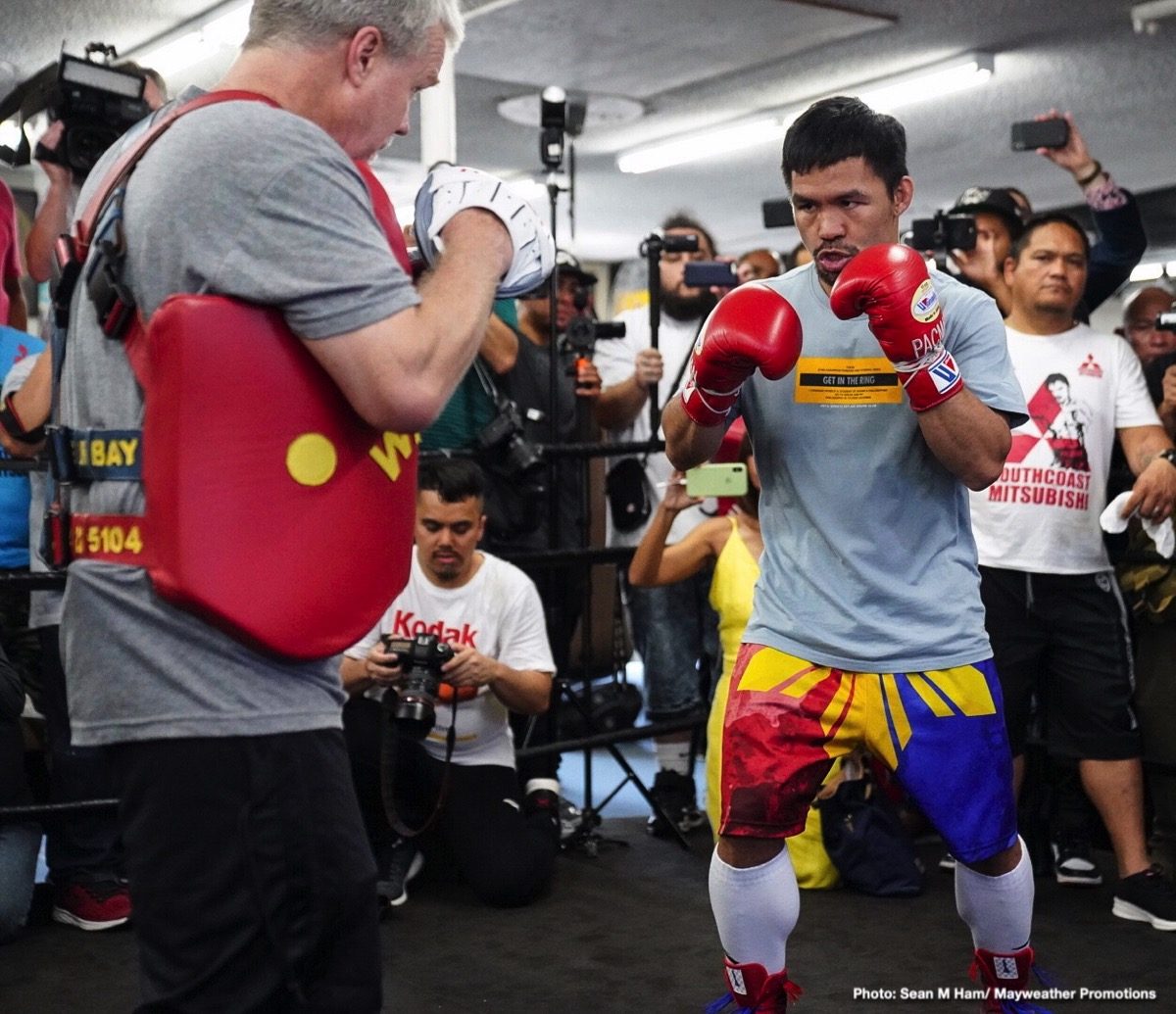 Pacquiao vs Thurman - Manny Pacquiao LA media quotes