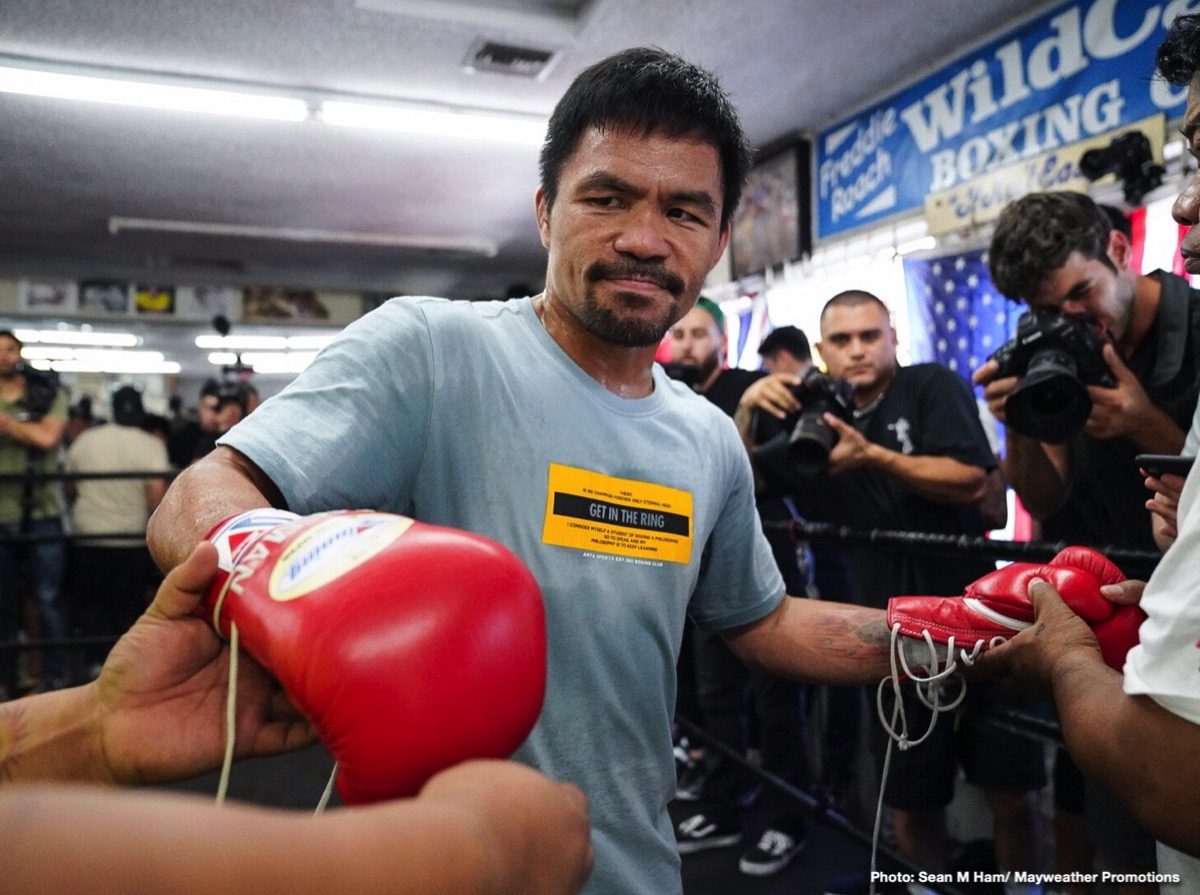 Pacquiao vs Thurman - Manny Pacquiao LA media quotes