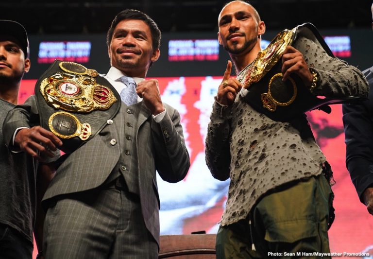 Manny Pacquiao and Keith Thurman final press conference quotes