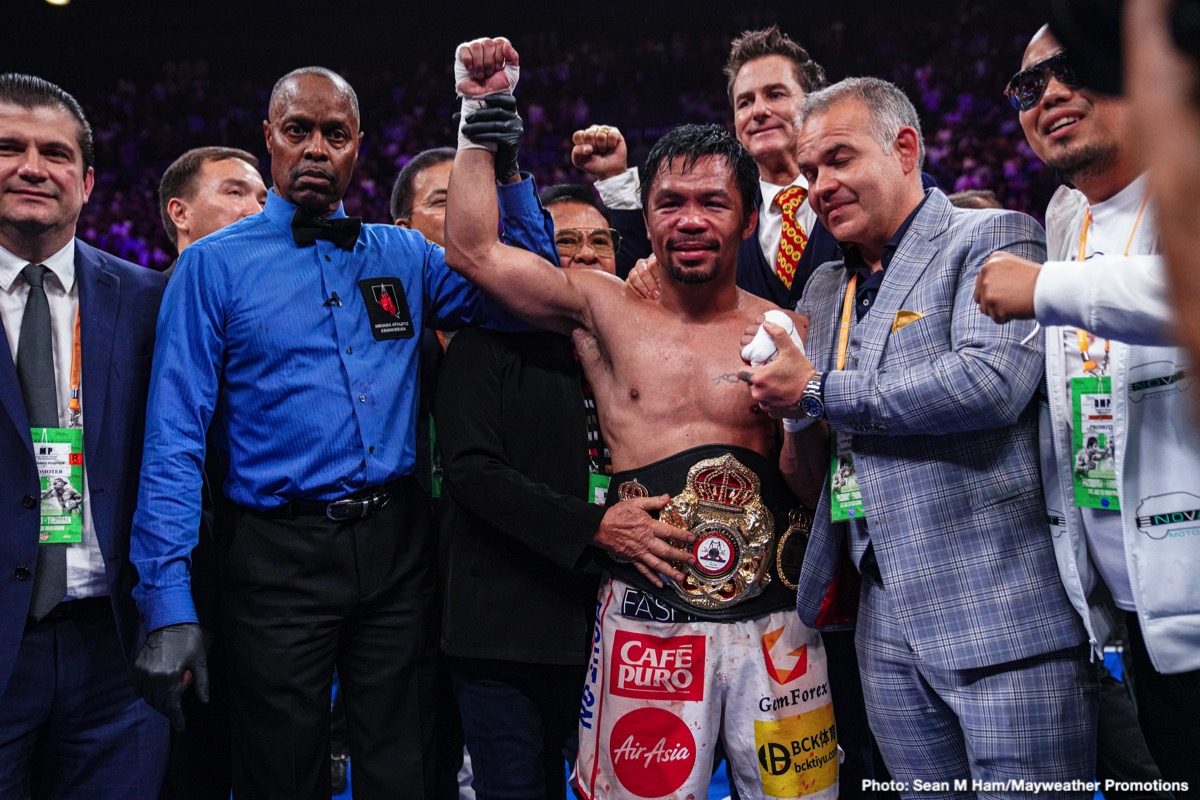 Manny Pacquiao vs. Errol Spence - Done deal for Aug.21 in Las Vegas