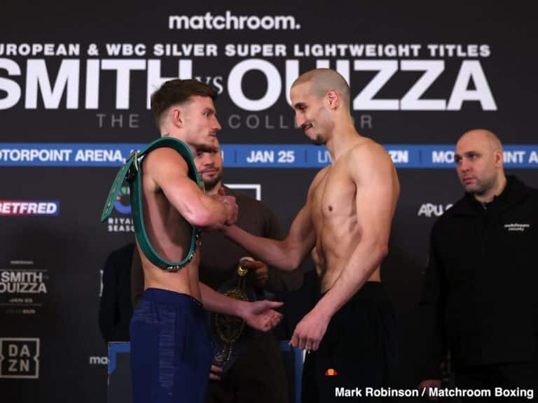Dalton Smith Vs. Ouizza Tonight: Weights, Start Time & Live Streaming