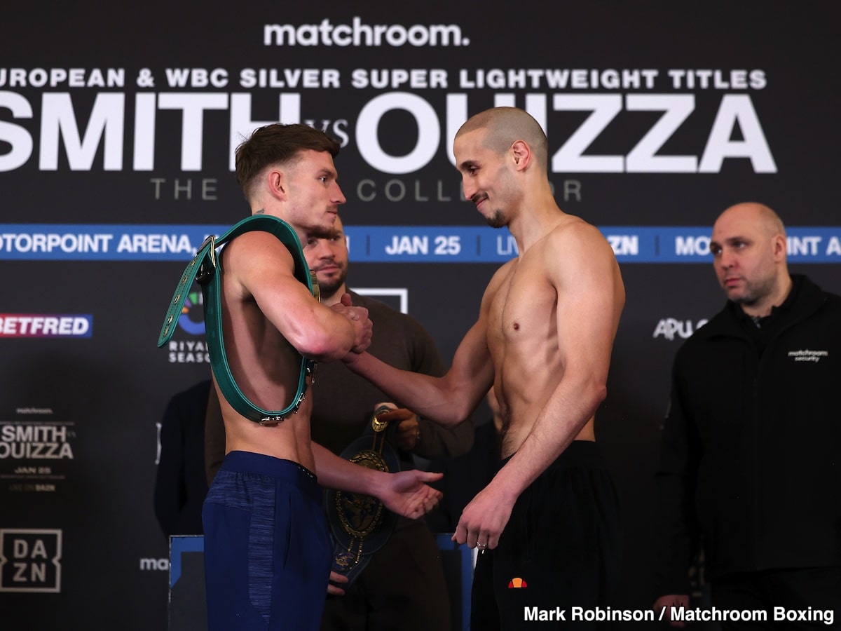 Dalton Smith Vs. Ouizza Tonight: Weights, Start Time & Live Streaming
