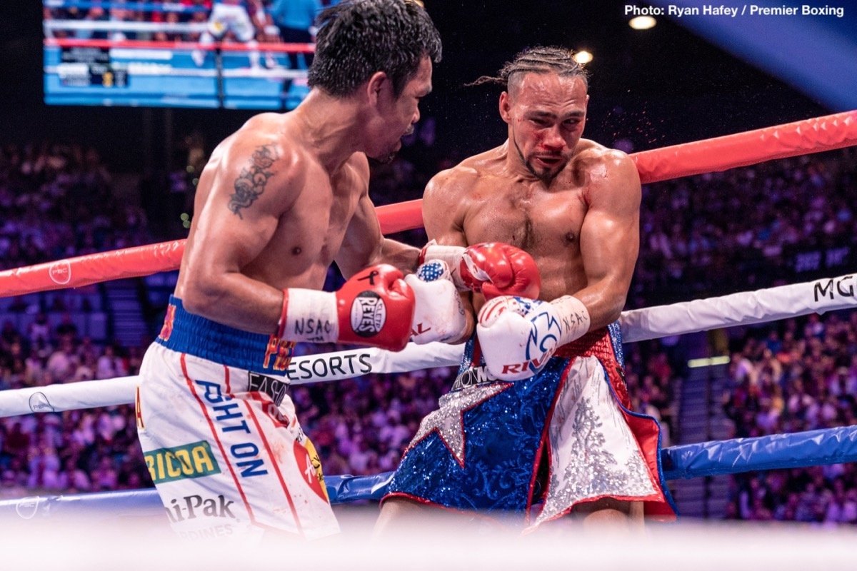 Manny Pacquiao ends Keith Thurman undefeated streak