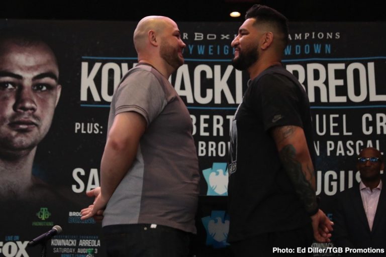 Adam Kownacki and Chris Arreola discuss their August 3 fight