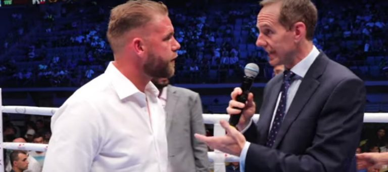 Billy Joe Saunders Travels To Kazakhstan, Gets In The Ring And Calls Out Gennady Golovkin
