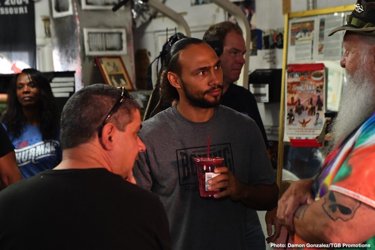 Boxing photo: John Molina jr., Keith Thurman, Luis Nery, Manny Pacquiao, Omar Figueroa Jr., Sergey Lipinets, Yordenis Ugas image Pacquiao vs Thurman: Keith Thurman quotes from Tampa