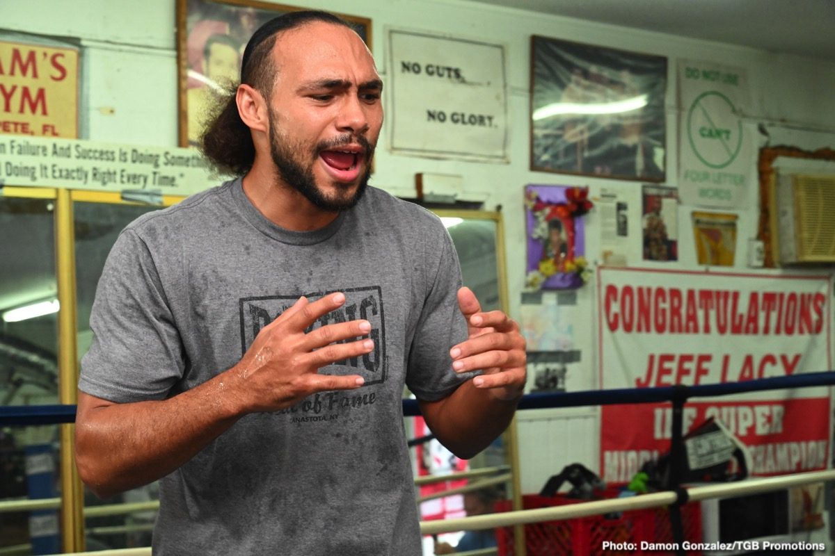 Boxing photo: John Molina jr., Keith Thurman, Luis Nery, Manny Pacquiao, Omar Figueroa Jr., Sergey Lipinets, Yordenis Ugas image Pacquiao vs Thurman: Keith Thurman quotes from Tampa
