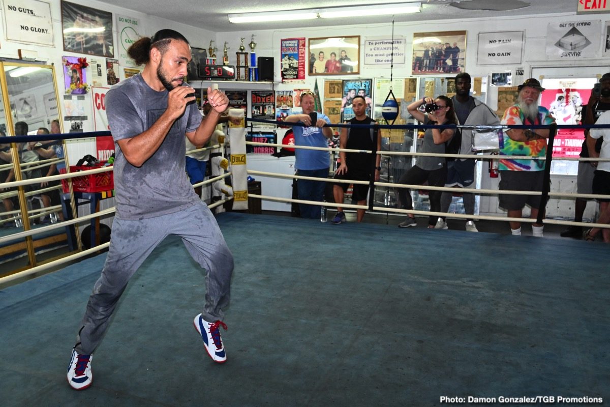 Boxing photo: John Molina jr., Keith Thurman, Luis Nery, Manny Pacquiao, Omar Figueroa Jr., Sergey Lipinets, Yordenis Ugas image Pacquiao vs Thurman: Keith Thurman quotes from Tampa