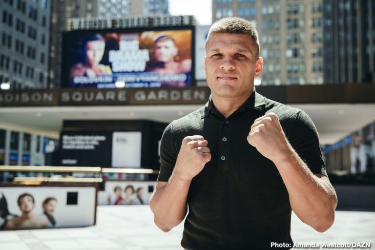 Sergiy Derevyanchenko looking powerful ahead of Gennady Golovkin fight on Saturday