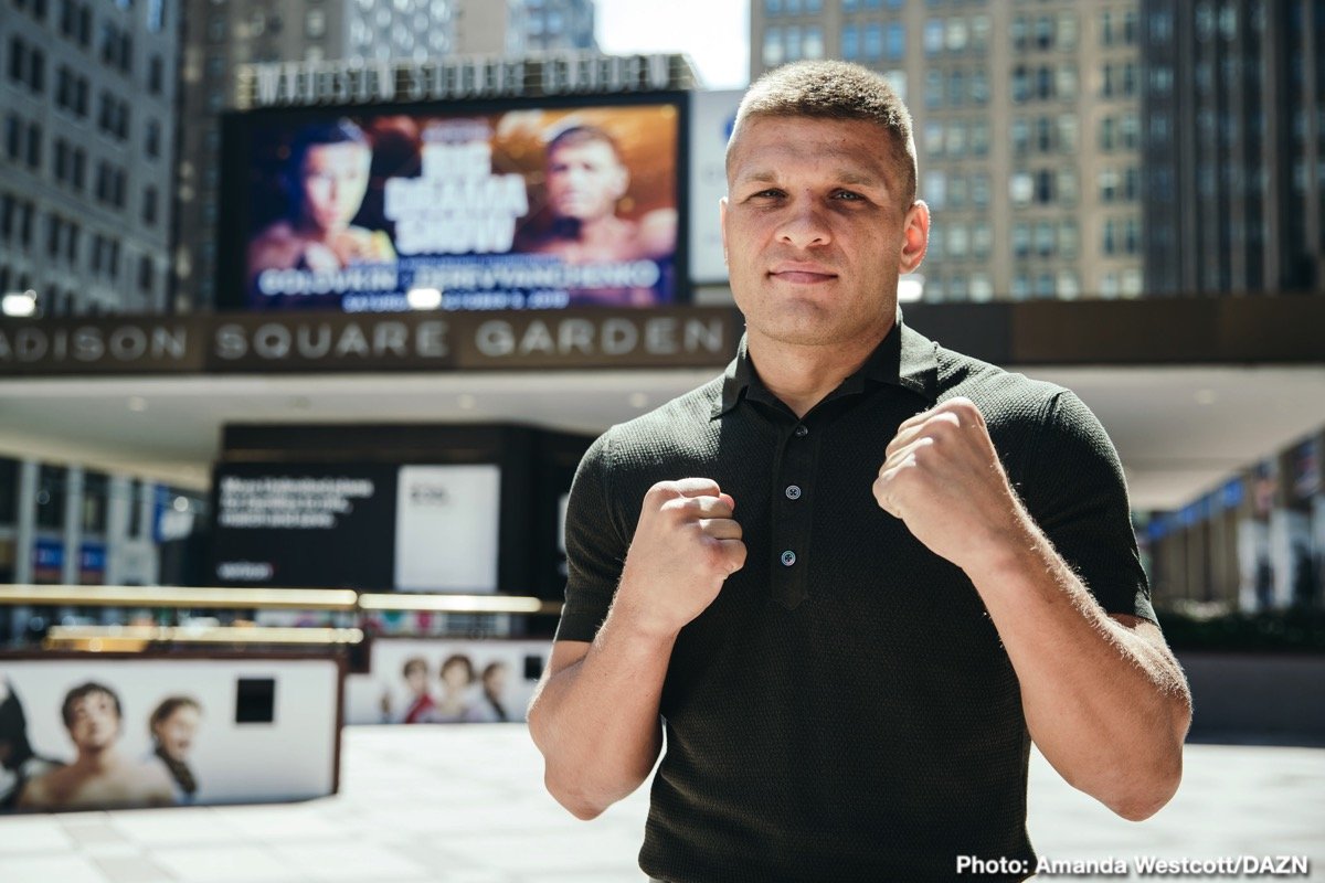Sergiy Derevyanchenko looking powerful ahead of Gennady Golovkin fight on Saturday