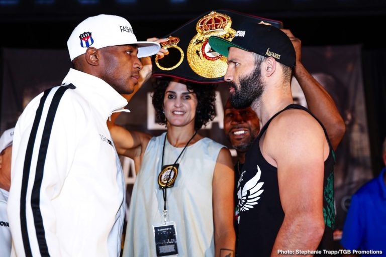 Erislandy Lara and Ramon Alvarez Weigh In Results & Photos