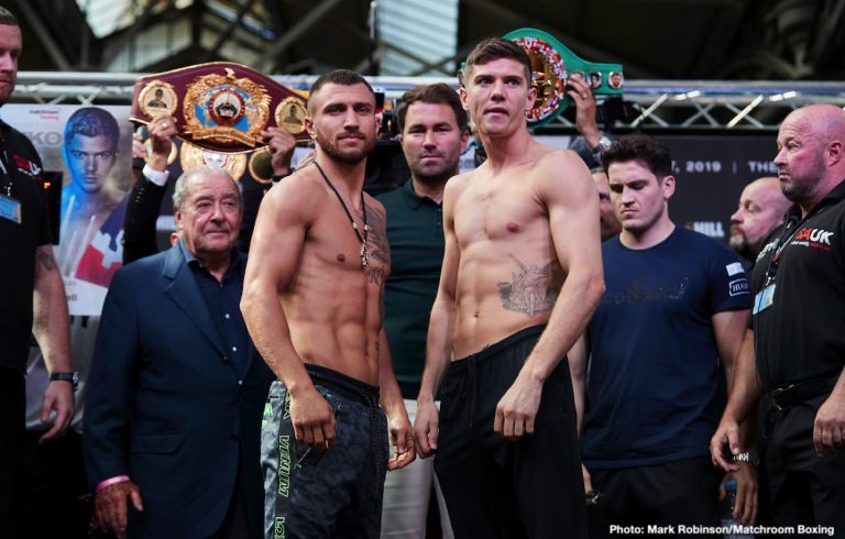 WATCH LIVE: Lomachenko vs Campbell Weigh In