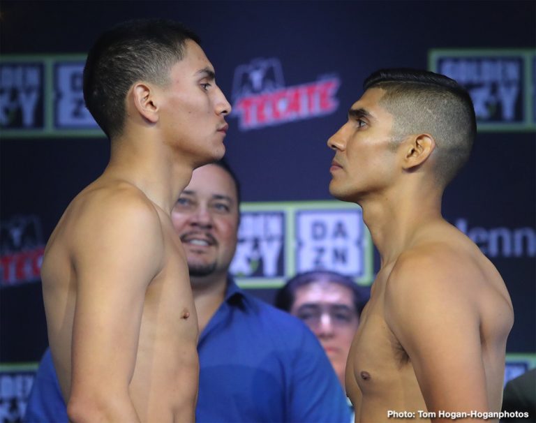 Ortiz vs Orozco: Weigh In Results & Photos