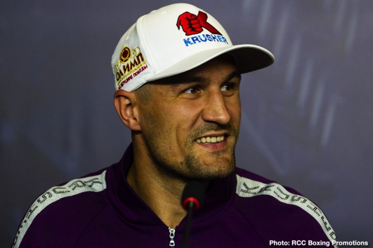 Sergey Kovalev Is Willing To Make Quick Ring Return To Fight Canelo, says his manager Egis Klimas