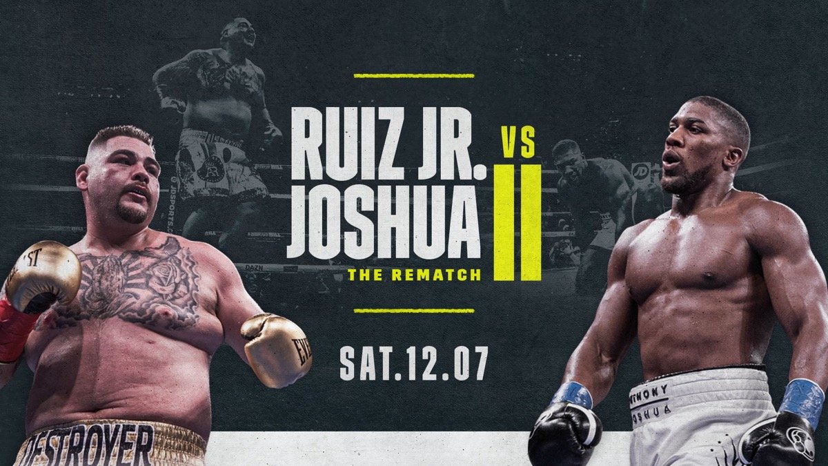 Ruiz vs Joshua II Official - Bodybuilder No Longer! AJ Shows News Slimline Physique – But Is He Leaner AND Meaner?
